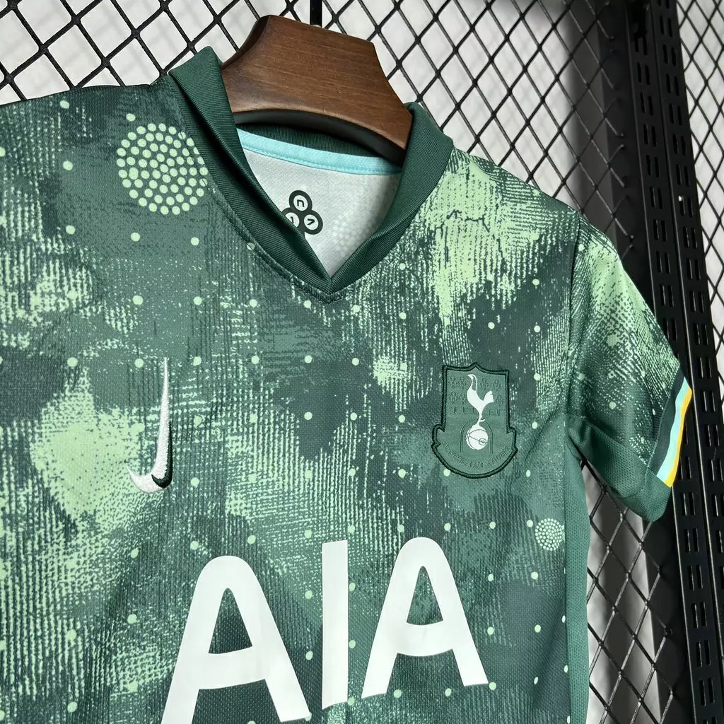 Kit de Uniforme Infantil do Tottenham III 2024-2025 Kit de Uniforme Infantil do Tottenham III 2024-2025