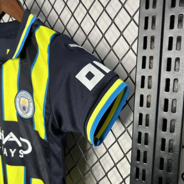 Kit de Uniforme Infantil do Manchester City II 2024-2025