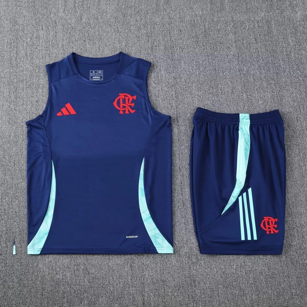 Conjunto Regata e Short Azul do Flamengo 2025-2026 Conjunto Regata e Short Azul do Flamengo 2025-2026