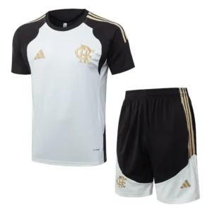 Conjunto Camisa e Short Branco do Flamengo 2026-2027