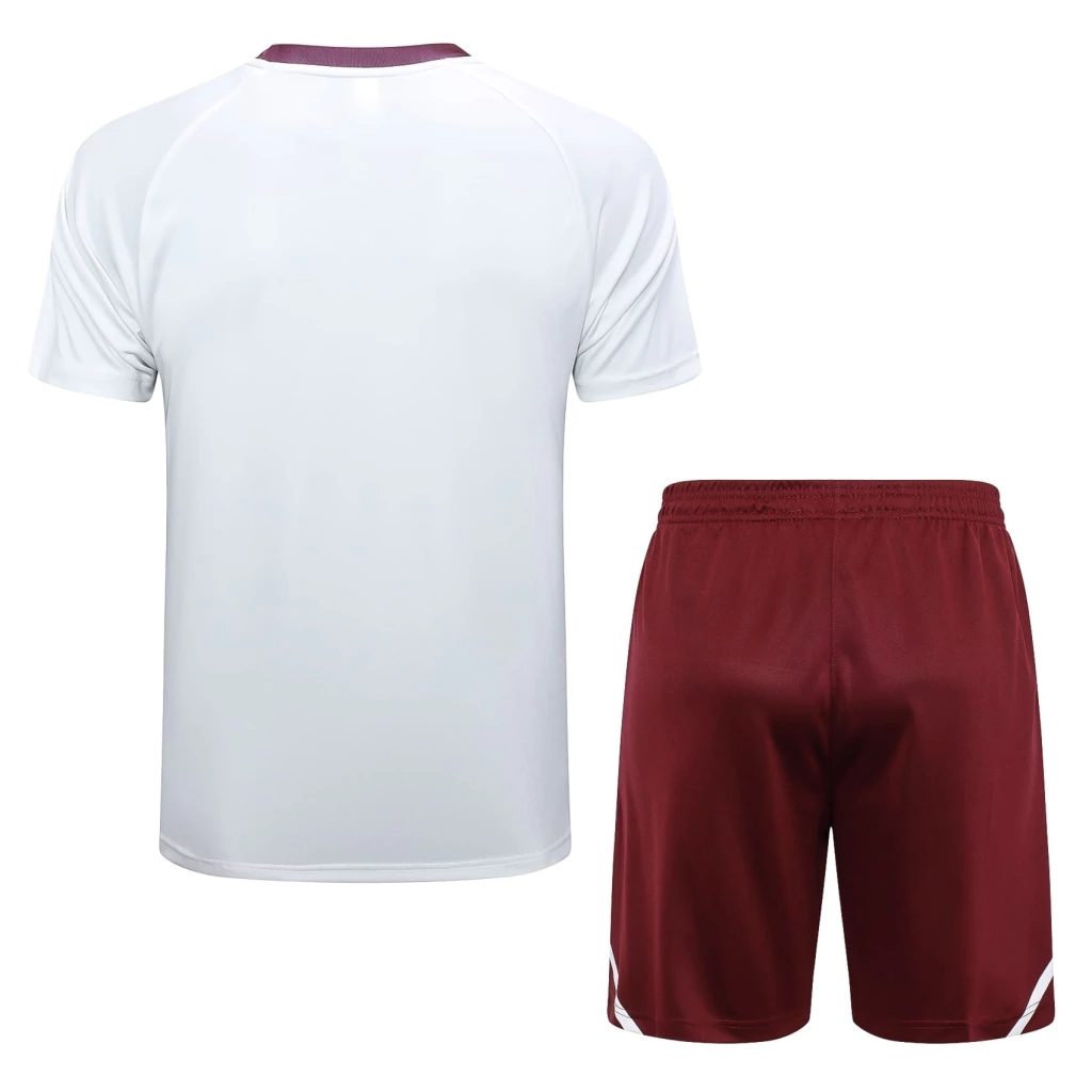 Conjunto Camisa e Short Branco do Flamengo 2024-2025 Conjunto Camisa e Short Branco do Flamengo 2024-2025