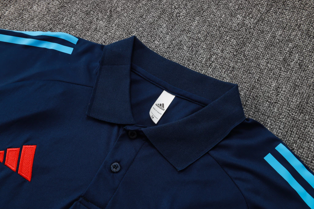 Conjunto Camisa Polo e Calça Azul Escuro do Flamengo 2025-2026 Conjunto Camisa Polo e Calça Azul Escuro do Flamengo 2025-2026