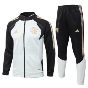 Conjunto Casaco e Calça Dourado do Flamengo 2026-2027