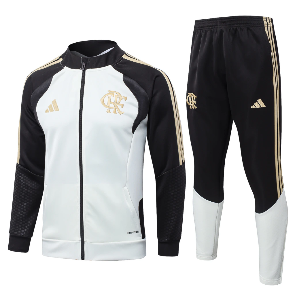 Conjunto Casaco e Calça Dourado do Flamengo 2026-2027 Conjunto Casaco e Calça Dourado do Flamengo 2026-2027