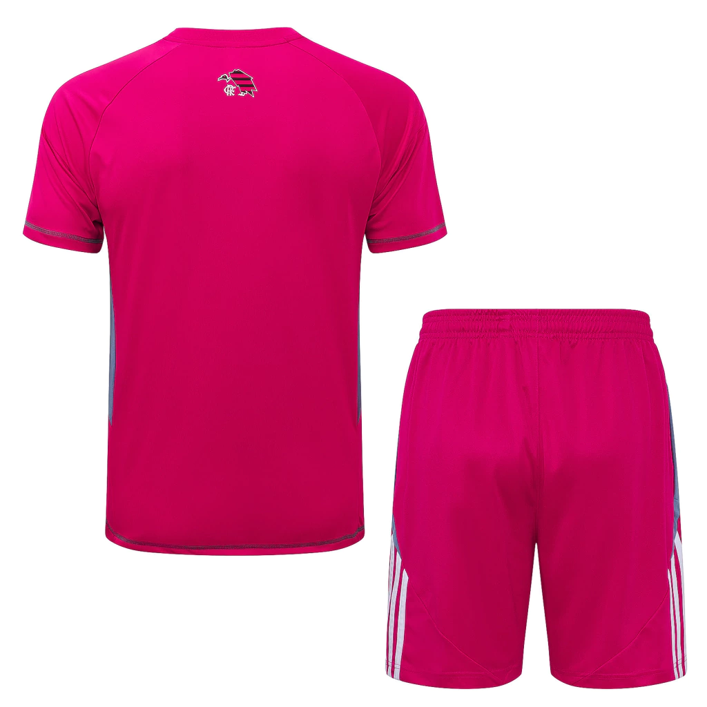 Conjunto Camisa e Short Rosa do Flamengo 2025-2026 Conjunto Camisa e Short Rosa do Flamengo 2025-2026