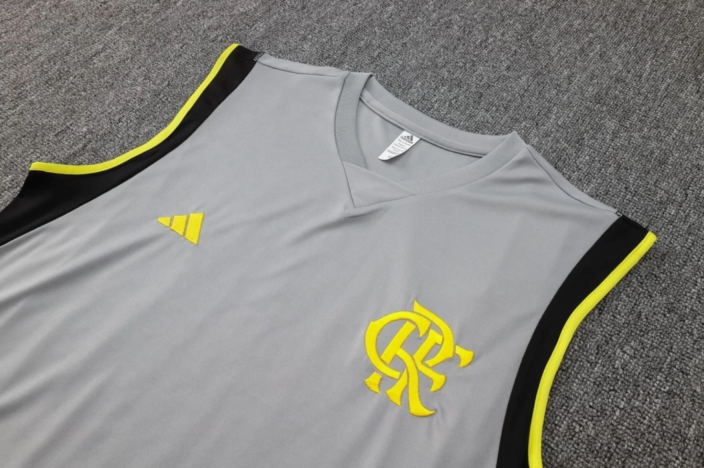 Conjunto Regata e Short Cinza do Flamengo 2024-2025 Conjunto Regata e Short Cinza do Flamengo 2024-2025