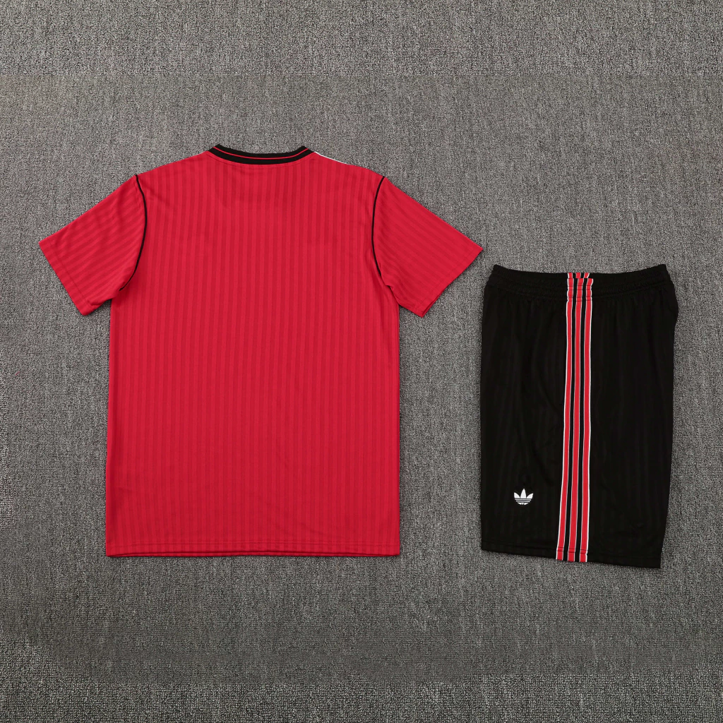 Conjunto Camisa e Short Vermelho do Flamengo 2025-2026 Conjunto Camisa e Short Vermelho do Flamengo 2025-2026