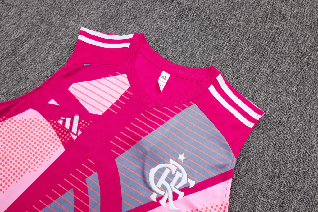 Conjunto Regata e Short Rosa do Flamengo 2025-2026 Conjunto Regata e Short Rosa do Flamengo 2025-2026