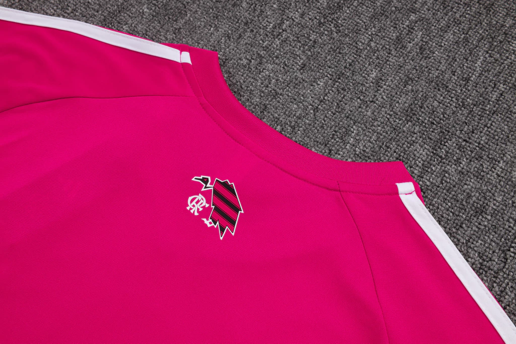 Conjunto Camisa e Short Rosa do Flamengo 2025-2026 Conjunto Camisa e Short Rosa do Flamengo 2025-2026