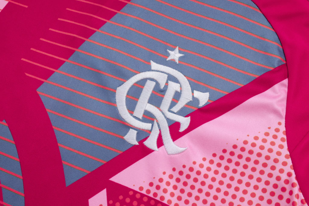 Conjunto Camisa e Short Rosa do Flamengo 2025-2026 Conjunto Camisa e Short Rosa do Flamengo 2025-2026