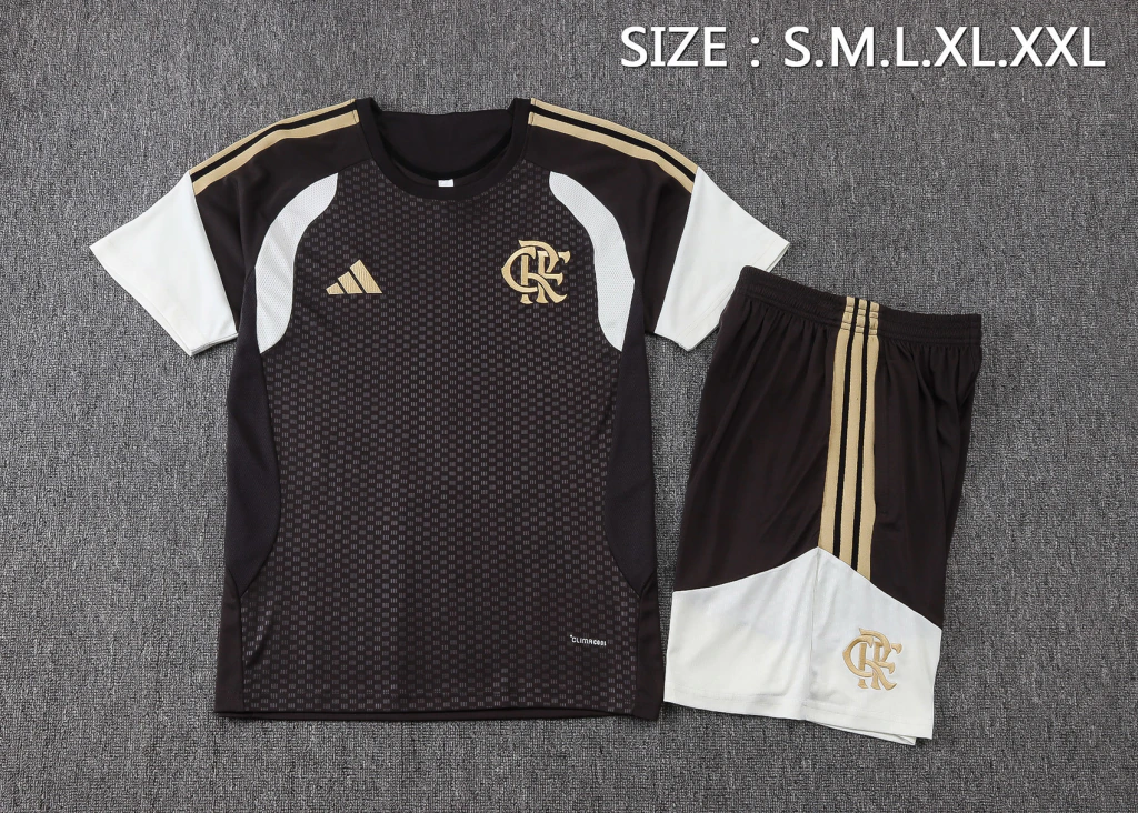 Conjunto Camisa e Short Preto do Flamengo 2026-2027 Conjunto Camisa e Short Preto do Flamengo 2026-2027