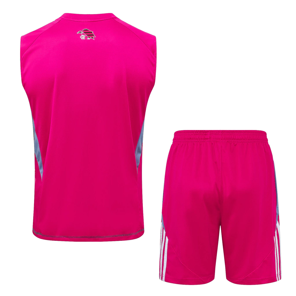 Conjunto Regata e Short Rosa do Flamengo 2025-2026 Conjunto Regata e Short Rosa do Flamengo 2025-2026