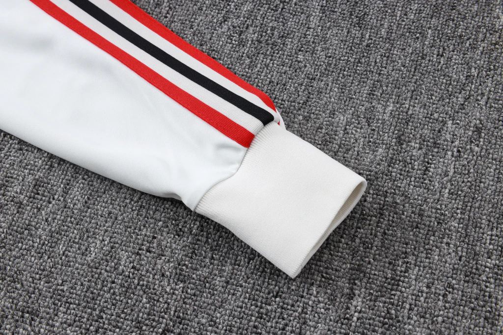 Conjunto Casaco e Calça Branco do Flamengo 2025-2026 Conjunto Casaco e Calça Branco do Flamengo 2025-2026