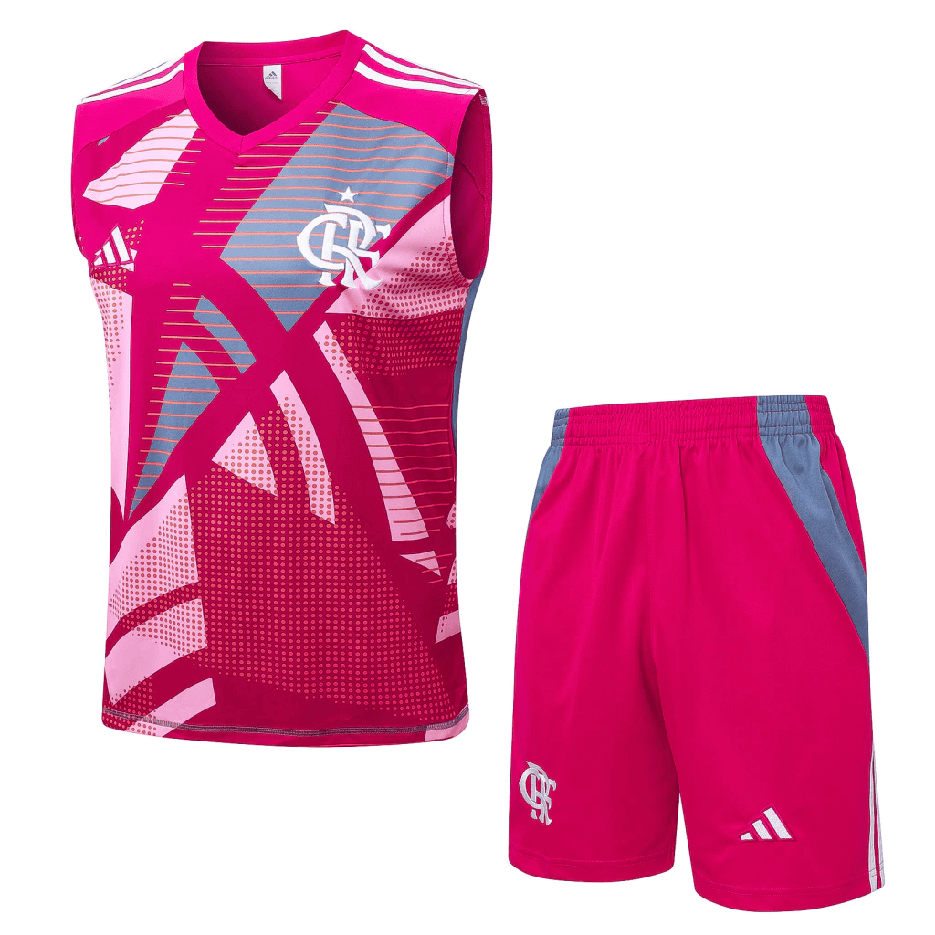 Conjunto Regata e Short Rosa do Flamengo 2025-2026 Conjunto Regata e Short Rosa do Flamengo 2025-2026