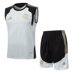 Conjunto Regata e Short Branco do Flamengo 2026-2027