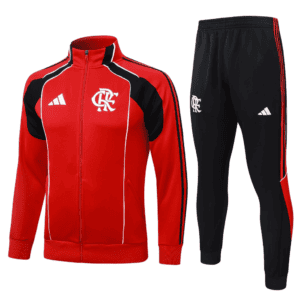 Conjunto Casaco e Calça Vermelho do Flamengo 2025-2026
