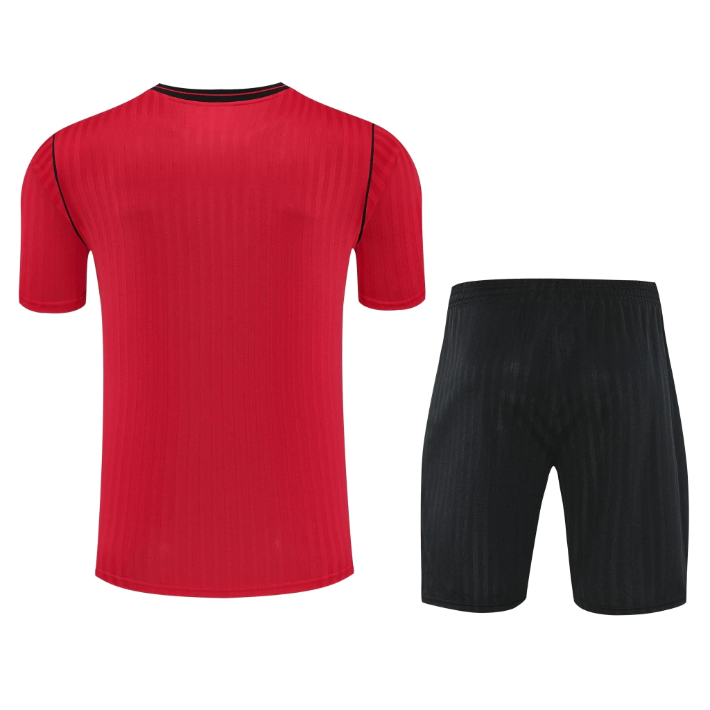Conjunto Camisa e Short Vermelho do Flamengo 2025-2026 Conjunto Camisa e Short Vermelho do Flamengo 2025-2026