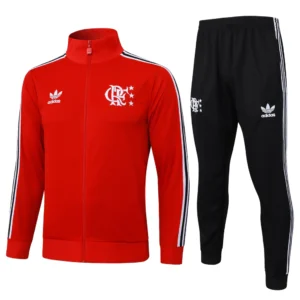 Conjunto Casaco e Calça Vermelho do Flamengo 2025-2026